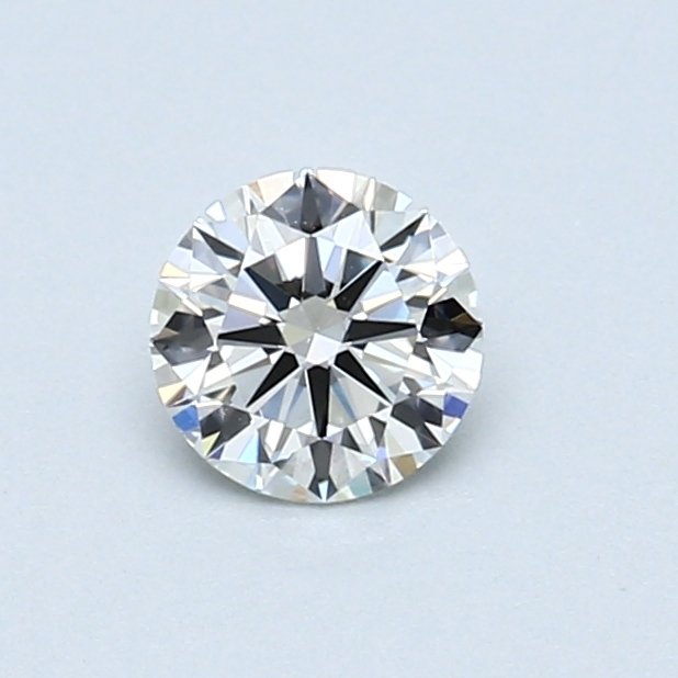 1 pcs Diamant  (Natur)  - 0.50 ct - Rund - F - VVS2 - Gemological Institute of America (GIA)