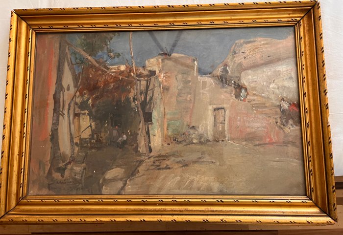 Giuseppe Casciaro (1863-1941) - Case a Villanova (Napoli)