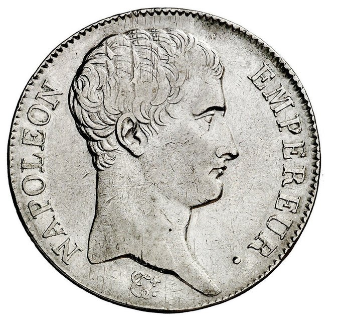 Frankrig Napoléon I (1804-1814) 5 Francs An 14-H La Rochelle