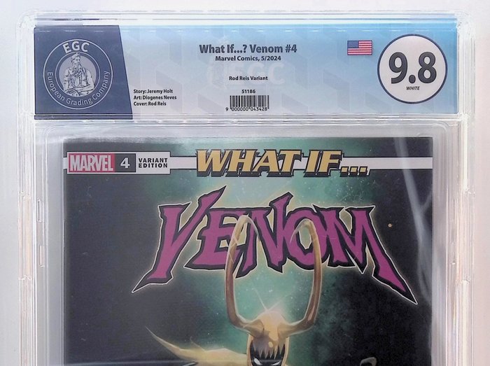 What If...? Venom - Gun Honey: Collision Course - Venom: Separation Anxiety - EGC graded all 9.8 - 3 Graded comic