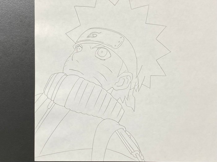 Naruto (2002-2007) - 1 Original animationstegning af Naruto - top!