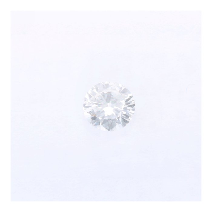 Ingen mindstepris - 1 pcs Diamant  (Natur)  - 0.13 ct - Rund - E - VS2 - International Gemological Institute (IGI)