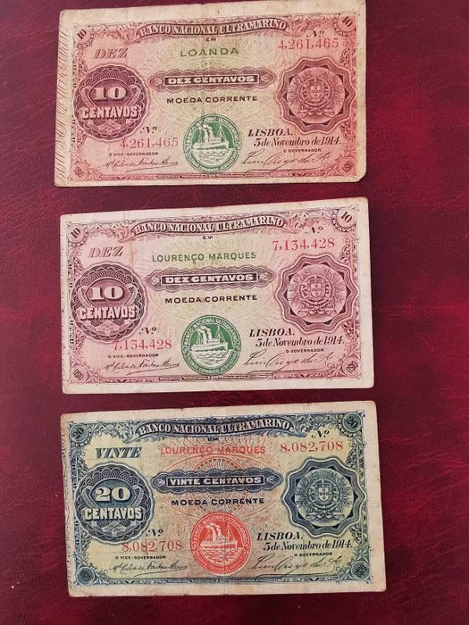 Verden. - 8 banknotes - various dates  (Ingen mindstepris)