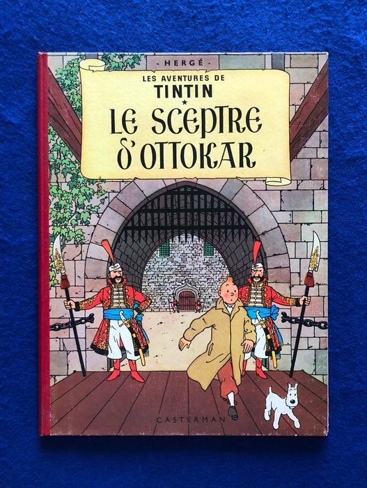 Tintin - Le Sceptre D'Ottokar (B29, Française) - Re-cartonnage - 1 Album - Genoptryk - 1960