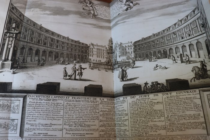 Claude François Menestrier - Histoire du règne de Louis le Grand par les médailles, emblèmes, devises, jetons, inscriptions, - 1699