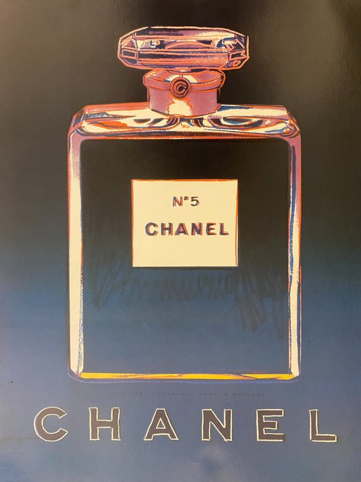 Andy Warhol - Chanel n. 5: Purple/Blue (linen backed on canvas) - 1990‹erne