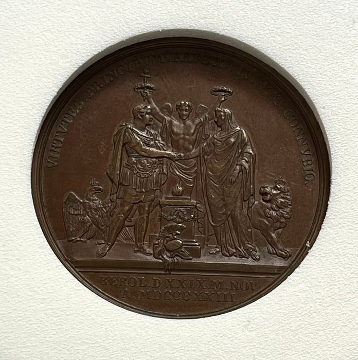 Tyskland, Preussen. Bronze medal 1823 Kingdom of Prussia - Frederick-Willian IV(1765-1832)  (Ingen mindstepris)