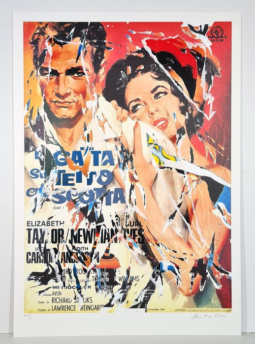 Mimmo Rotella (1918-2006) - La Gatta sul tetto che scotta