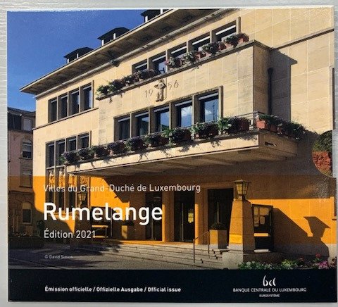 Luxembourg Year Set (FDC) 2021 "Rumelange" (incl 2 euro "Mariage" version photo)  (Ingen mindstepris)