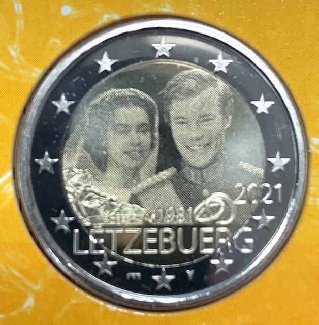 Luxembourg Year Set (FDC) 2021 "Rumelange" (incl 2 euro "Mariage" version photo)  (Ingen mindstepris)