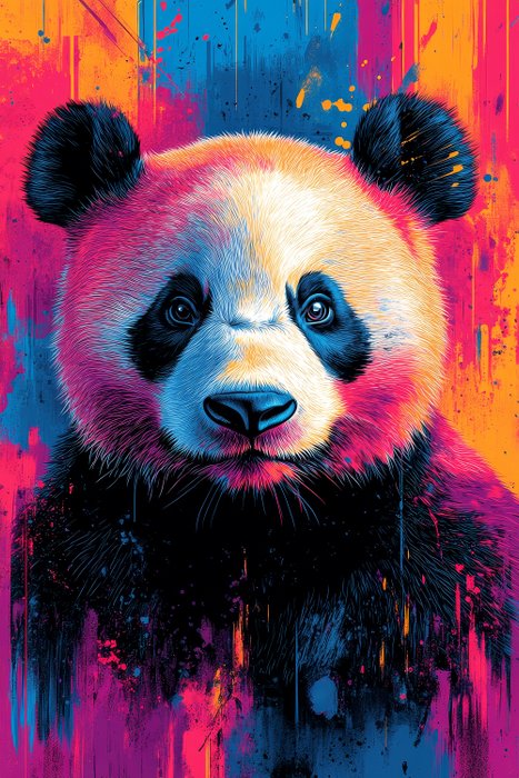 Iconica - Vibrant Panda Vibes · XXL