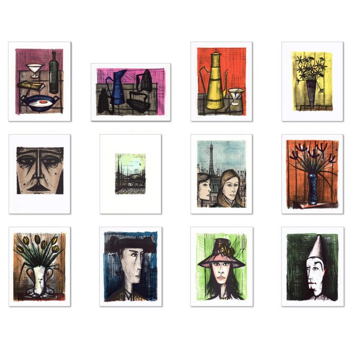 Bernard Buffet (1928-1999) - Compositions (12 Lithographies)