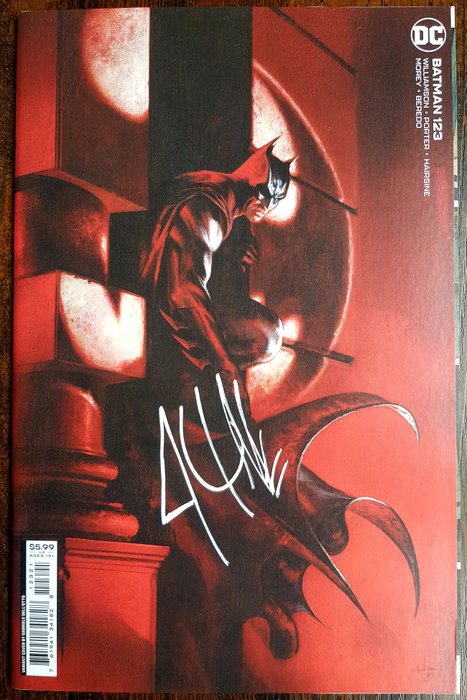 Batman #123 "Dell'Otto Variant" - Signed By Story Creator Joshua Williamson !! With COA !! - 1 Signed comic - 2022