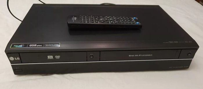 LG RC 389H DVD/VCR Combo with 1080p up-conversion DVD-afspiller