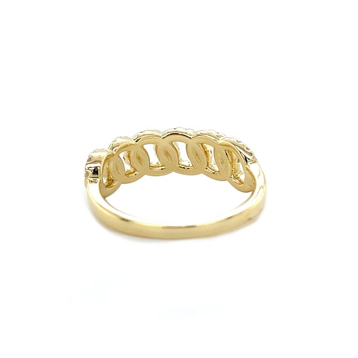 Ingen mindstepris - Ring - 14 karat Gulguld -  0.37ct. tw. Diamant (Natur)