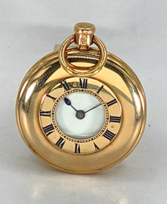 E. J. Dent  - London - Watchmaker to the Queen - 18K Halbsavonette - Originalbox - Storbritannien omkring 1845