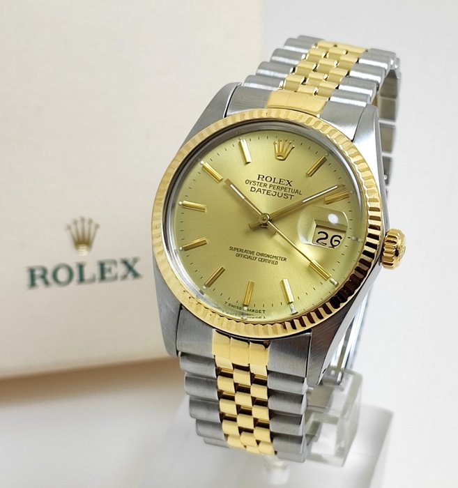 Rolex - Datejust 36 Gold/Steel - Ref. 16013 - Mænd - 1987