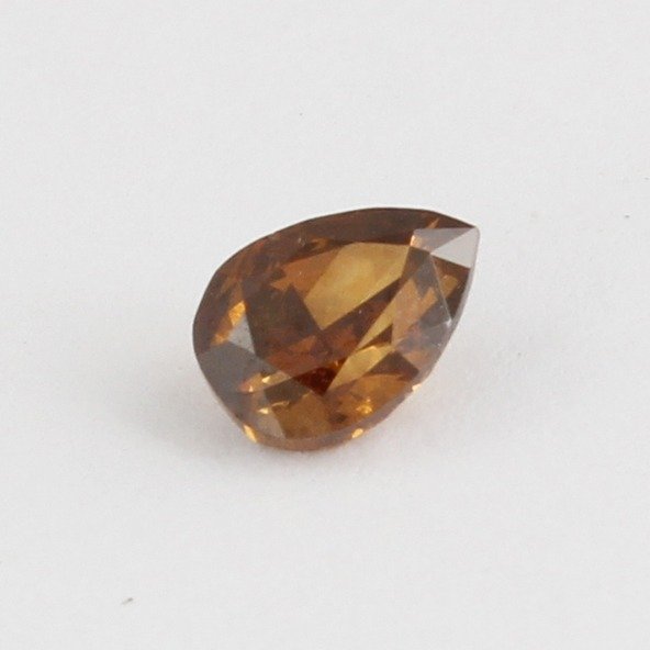 1 pcs Diamant  (Natur)  - 0.45 ct - Pære - SI2 - International Gemological Institute (IGI) - 0,45 ct. Pære Brilliant