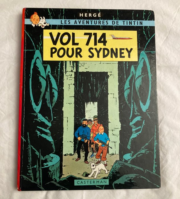 Tintin T22 - Vol 714 pour Sydney (B37) - 1er Tirage - C - 1 Album - Første udgave/1968