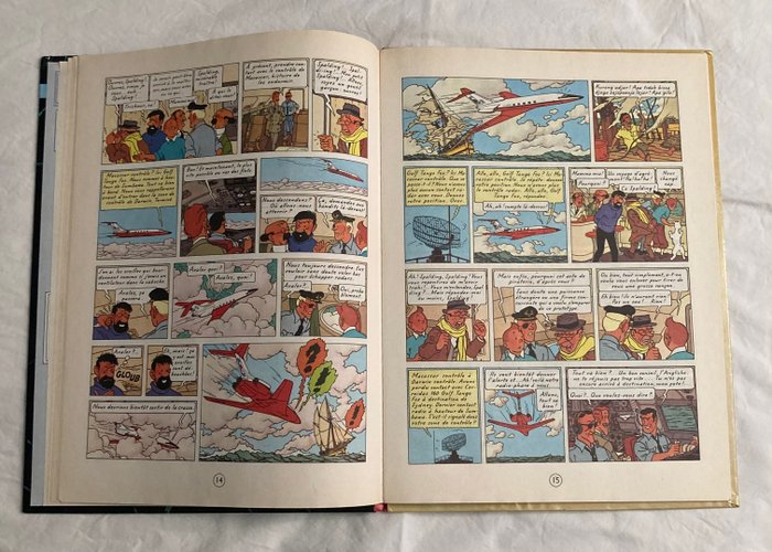 Tintin T22 - Vol 714 pour Sydney (B37) - 1er Tirage - C - 1 Album - Første udgave/1968