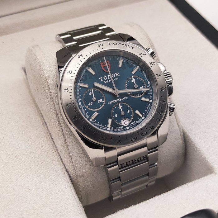 Tudor - Sport Chronograph "Blue Dial" - Ingen mindstepris - 20300 - Mænd - 2000-2010