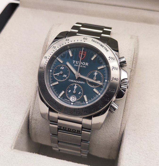 Tudor - Sport Chronograph "Blue Dial" - Ingen mindstepris - 20300 - Mænd - 2000-2010