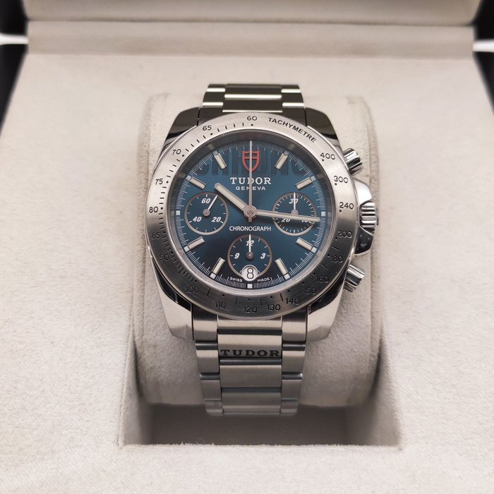 Tudor - Sport Chronograph "Blue Dial" - Ingen mindstepris - 20300 - Mænd - 2000-2010