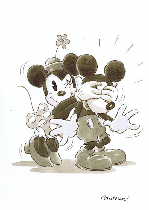 Cardona - 1 Watercolour - Mickey Mouse