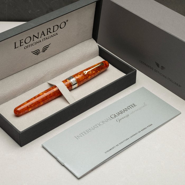 Leonardo Officina Italiana - Virtuosa Caramel GOLD Trim - Exclusively for Catawiki - Fyldepen