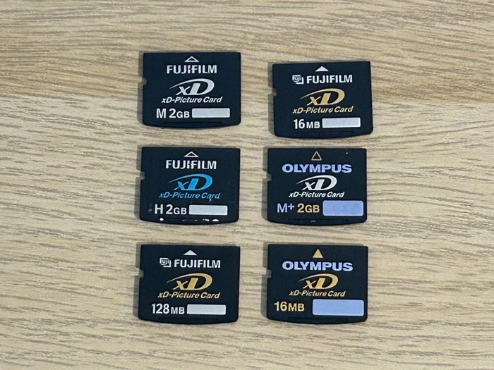 Fuji, Olympus xD-picture card (6x including 3x 2gb) Hukommelseskort