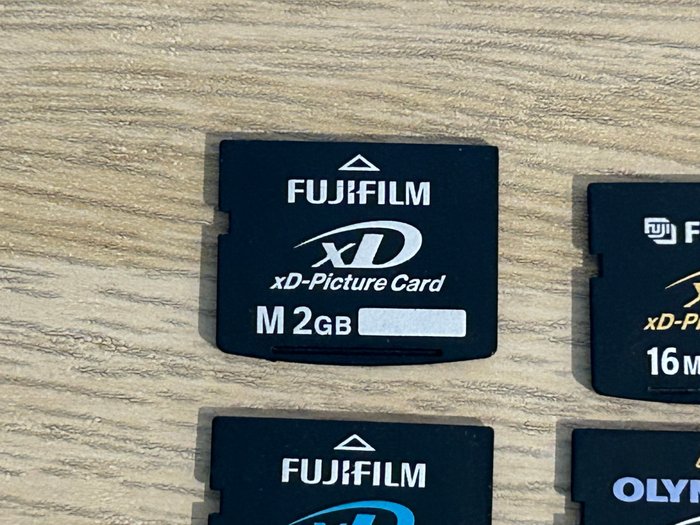 Fuji, Olympus xD-picture card (6x including 3x 2gb) Hukommelseskort