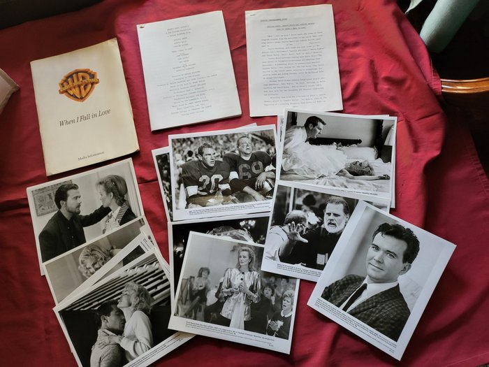 " WHEN I FALL IN LOVE " - JESSICA LANGE -DENNIS QUAID -TIMOTHY HUTTON  - Press Kit with 17 photos