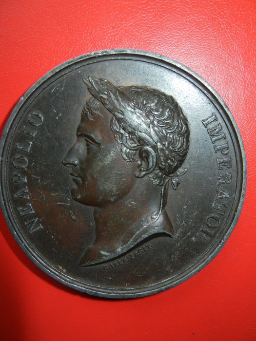 Frankrig. Napoleone I - Imperatore (1804-1814). Bronze medal Coronation Celebrations. By Gallé and Jeuffroy. Design by Prudhomme. Dated Frimaire L'An 13  (Ingen mindstepris)