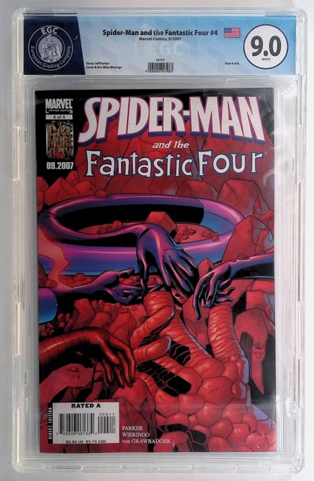 Spider-Man and the Fantastic Four #4 - EGC graded 9.0 - 1 Graded comic - 2007