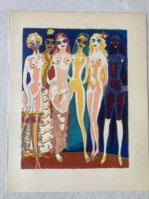 Kees Van Dongen (1877-1968), after - Les Mille et une nuits - Gallimard (6 planches)