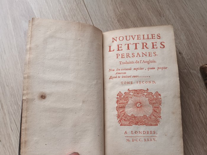 [George Lyttleton] - Nouvelles Lettres Persanes; Traduites de l'Anglois.. - 1735-1735