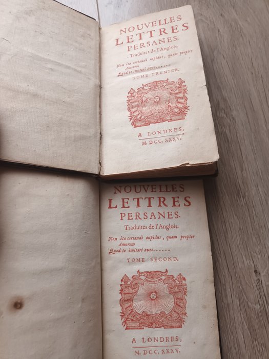 [George Lyttleton] - Nouvelles Lettres Persanes; Traduites de l'Anglois.. - 1735-1735