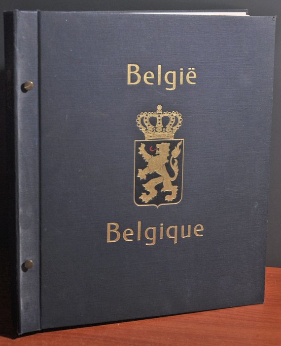 Belgien 1849/1970 - Samling i et DAVO-album inklusive bagsiden af bogen