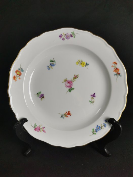 Meissen - modello “Fiori Sparsi”6 piatti, 1a scelta - Middagsservice (6) - Porcelæn