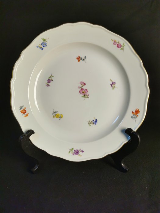 Meissen - modello “Fiori Sparsi”6 piatti, 1a scelta - Middagsservice (6) - Porcelæn