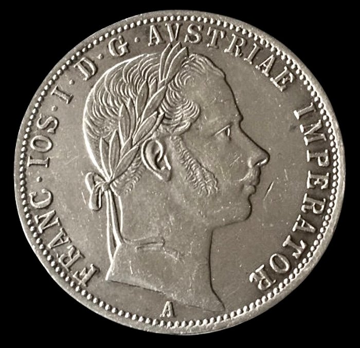 Østrig. Franz Joseph 1. af Asburgo (1848-1866). Florin - 1861 - (R649)  (Ingen mindstepris)