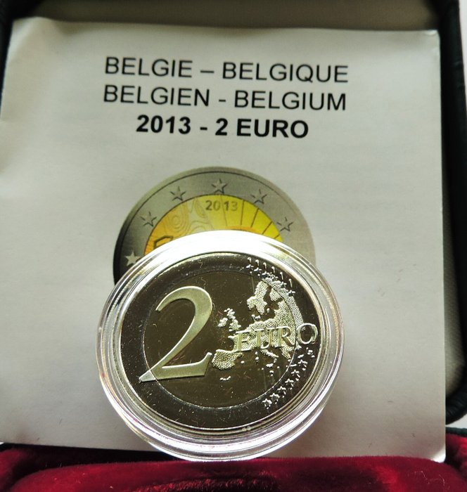 Belgien. 2 Euro 2013 "Meteorological Institute" Proof  (Ingen mindstepris)