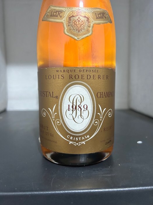 1989 Louis Roederer, Cristal - Champagne Brut - 1 Flaske (0,75L)