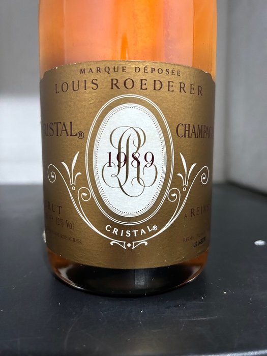 1989 Louis Roederer, Cristal - Champagne Brut - 1 Flaske (0,75L)