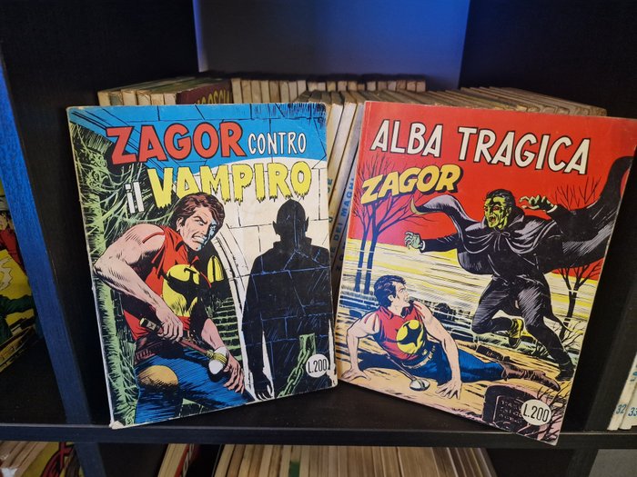 Zagor nn. 131/199 - sequenza completa - n. 170 con inserto - 68 Comic - Første udgave - 1992