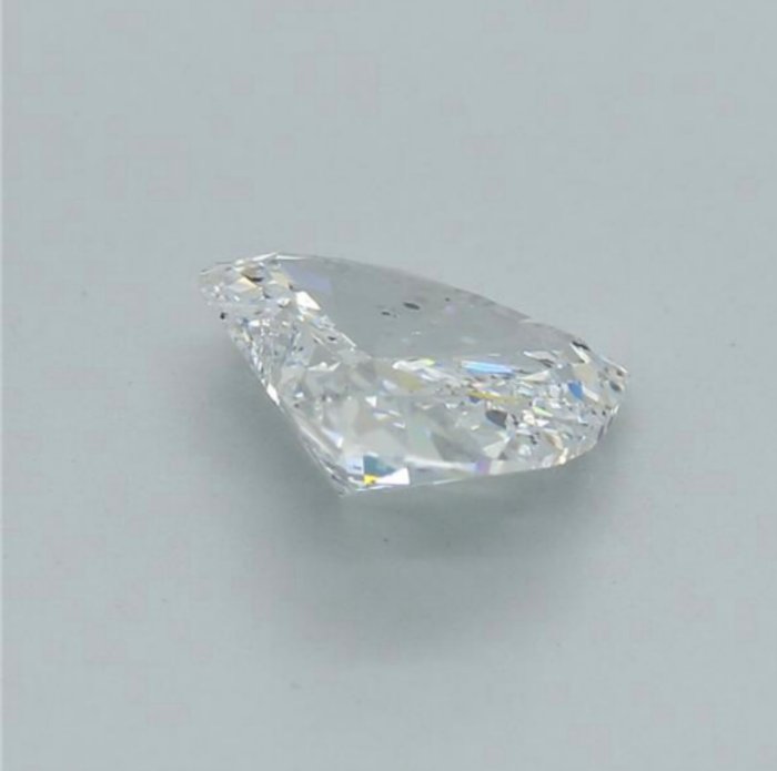 1 pcs Diamant  (Natur)  - 0.70 ct - Hjerte - D (farveløs) - SI2 - Gemological Institute of America (GIA)