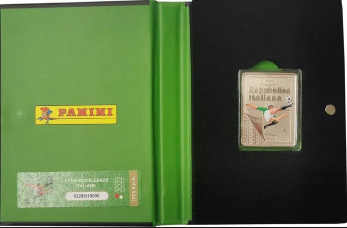 Italien 5 Euro 2022 "Panini" Green  (Ingen mindstepris)