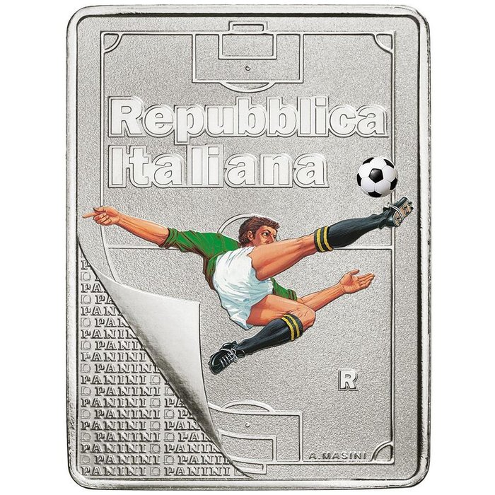 Italien 5 Euro 2022 "Panini" Green  (Ingen mindstepris)