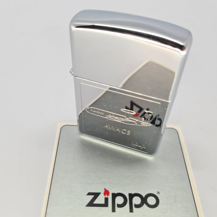 Zippo - Awacs / NATO - Lighter - Messing