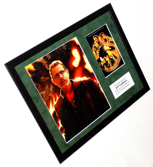 Jurassic World Dominion - Jeff Goldblum (Ian Malcolm) Premium Framed, signed + COA